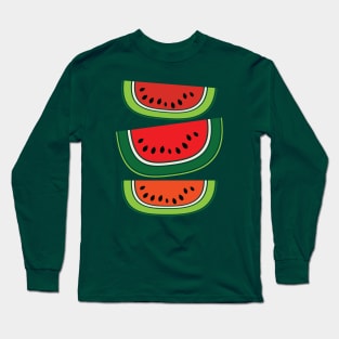 Fresh Juicy Watermelon Long Sleeve T-Shirt